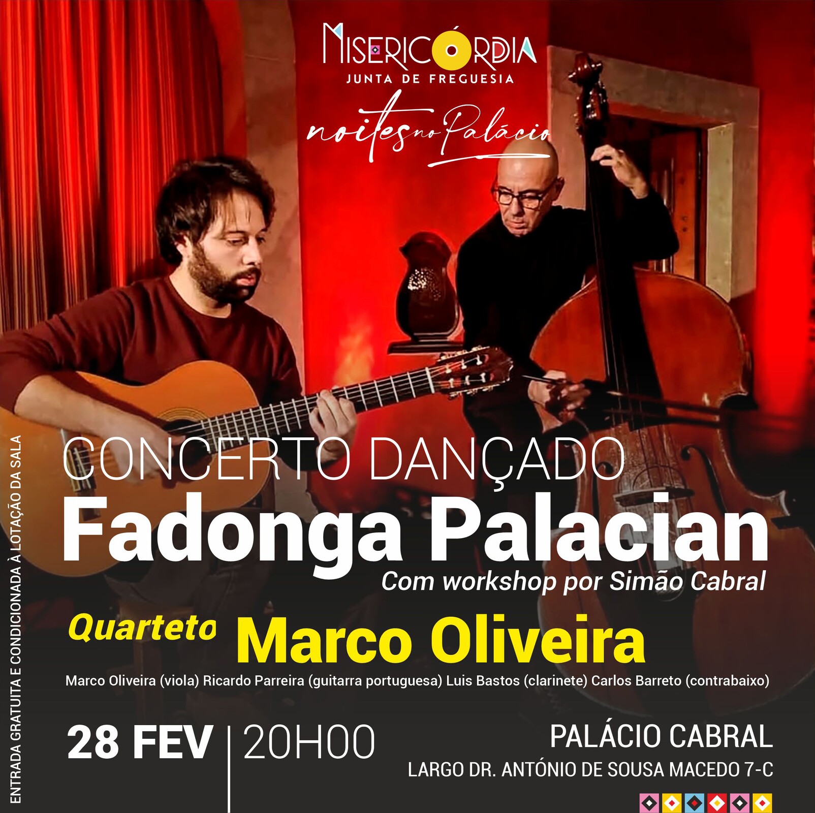 Fadonga Palacian com Quarteto de Marco Oliveira