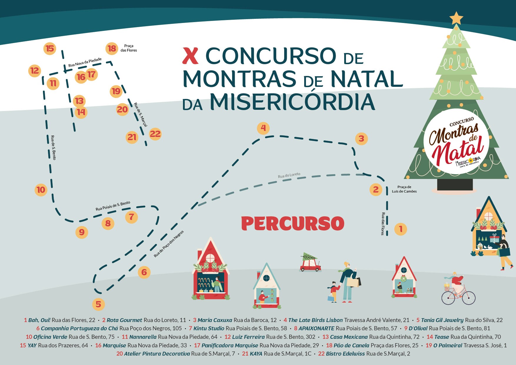 Estão aí as montras de Natal