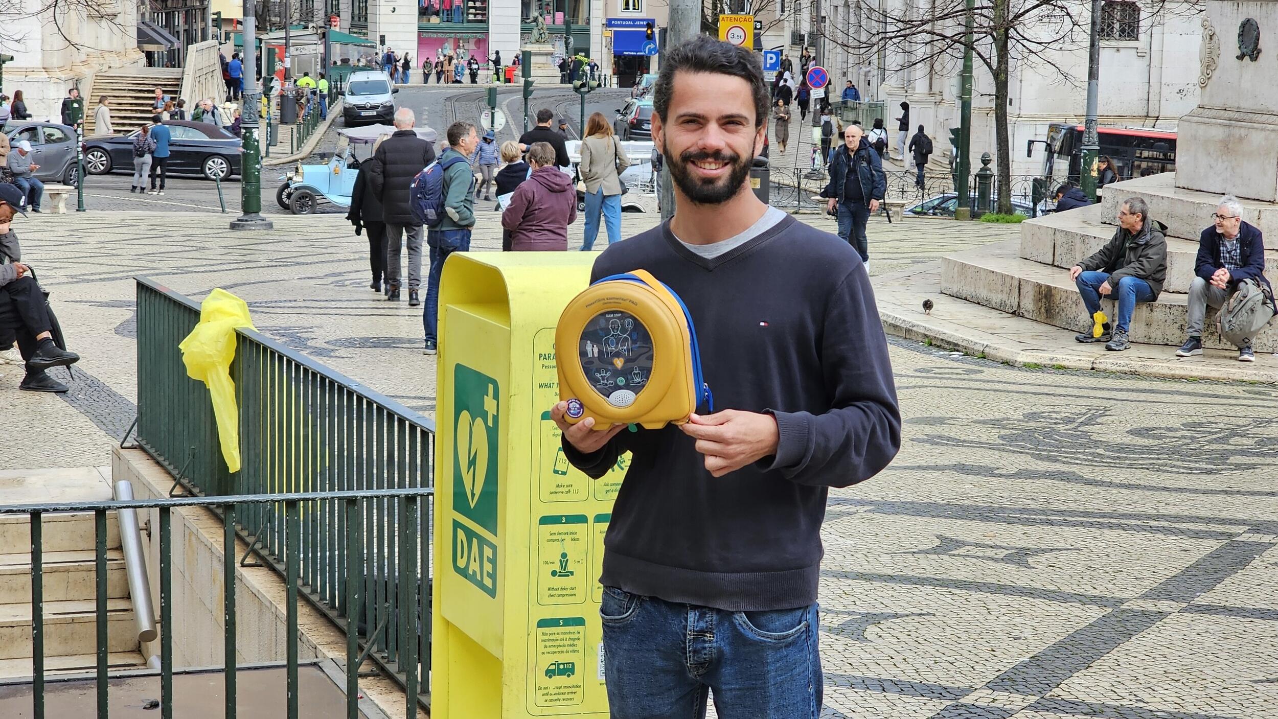 'DAE' da Junta de Freguesia da Misericórdia salvou uma vida