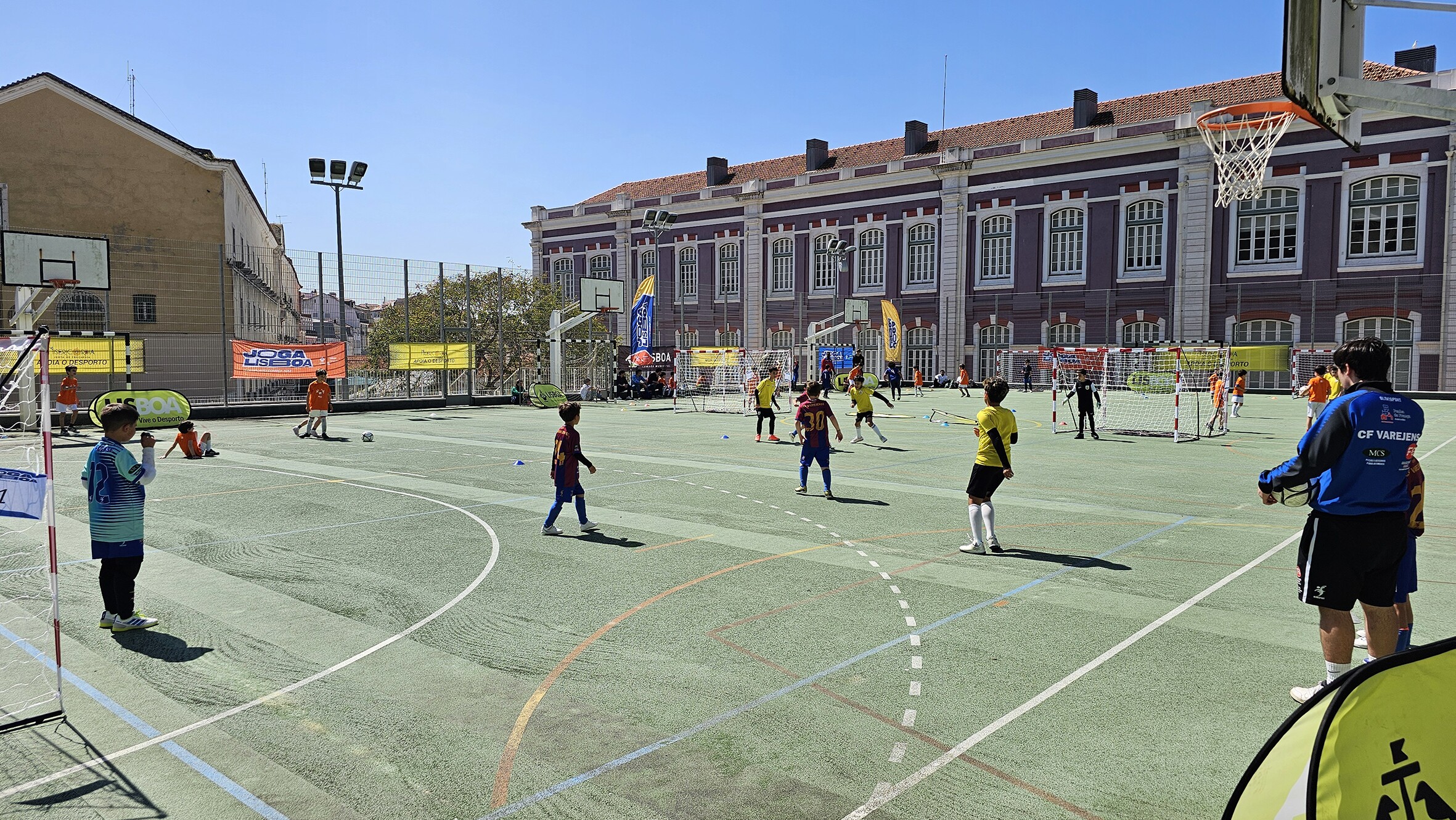 Manhã desportiva animou os mais novos