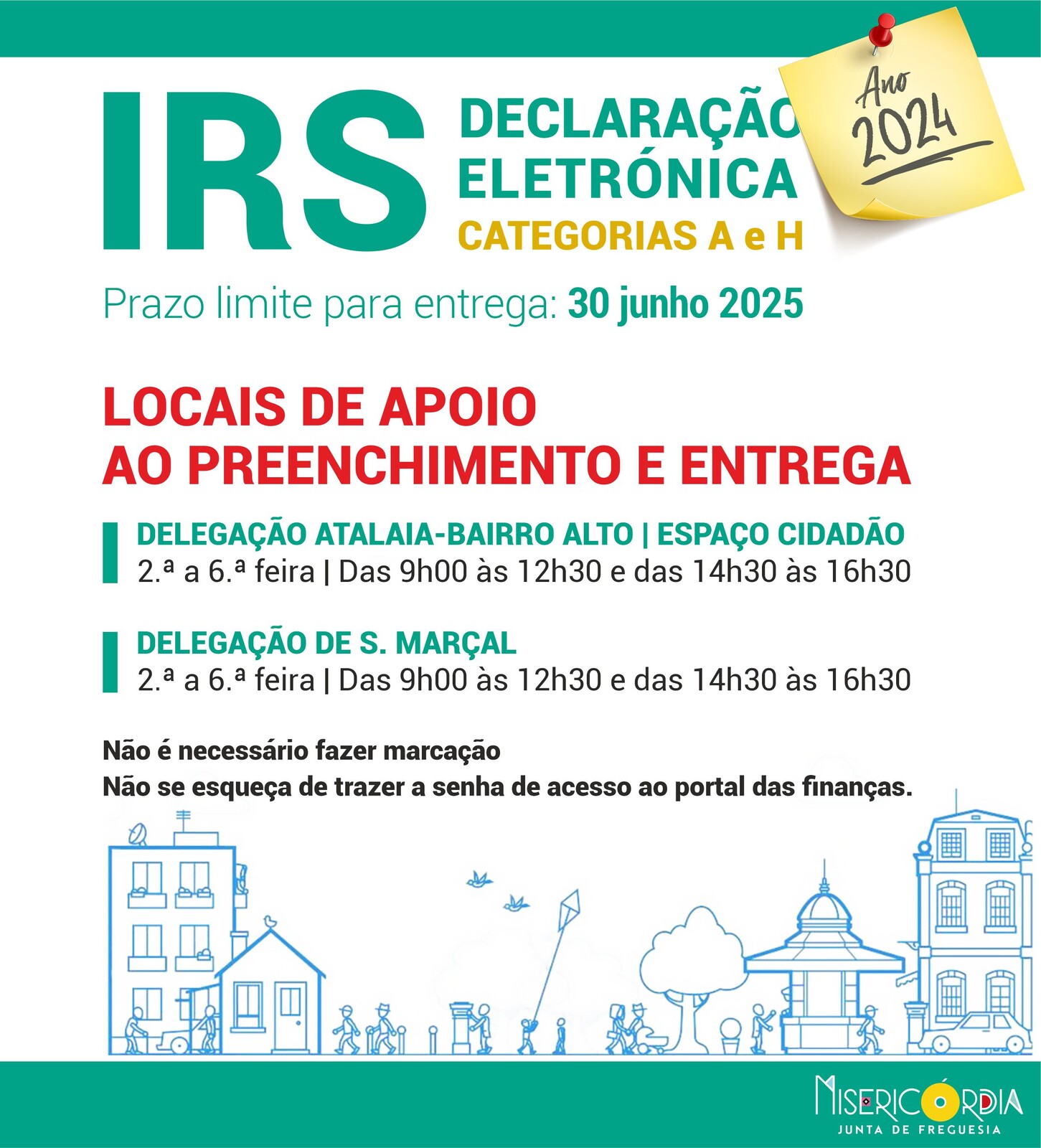 Apoio ao preenchimento e entrega do IRS