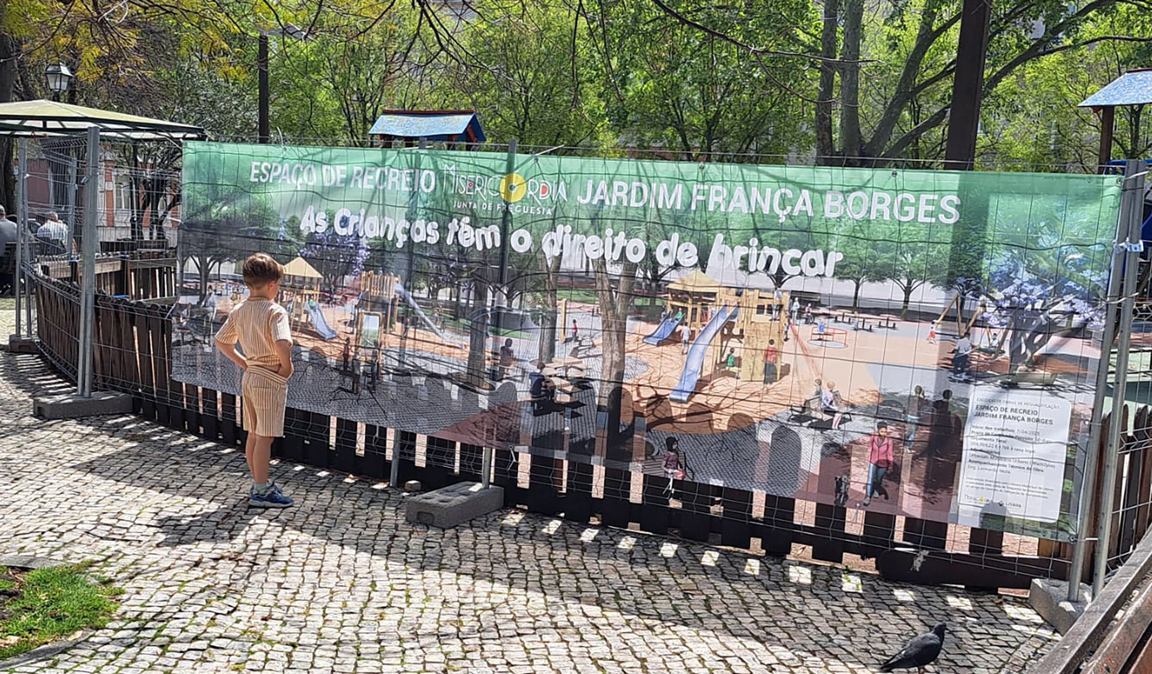 Novo Espaço de Brincar no Jardim do Príncipe Real