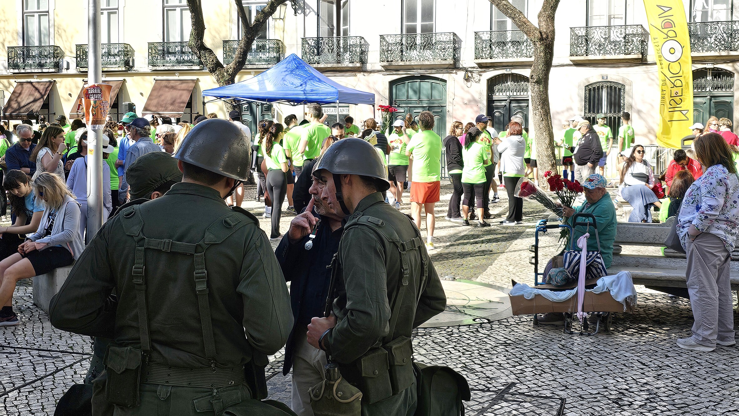 Foi bonito de ver a Liberdade passar por aqui