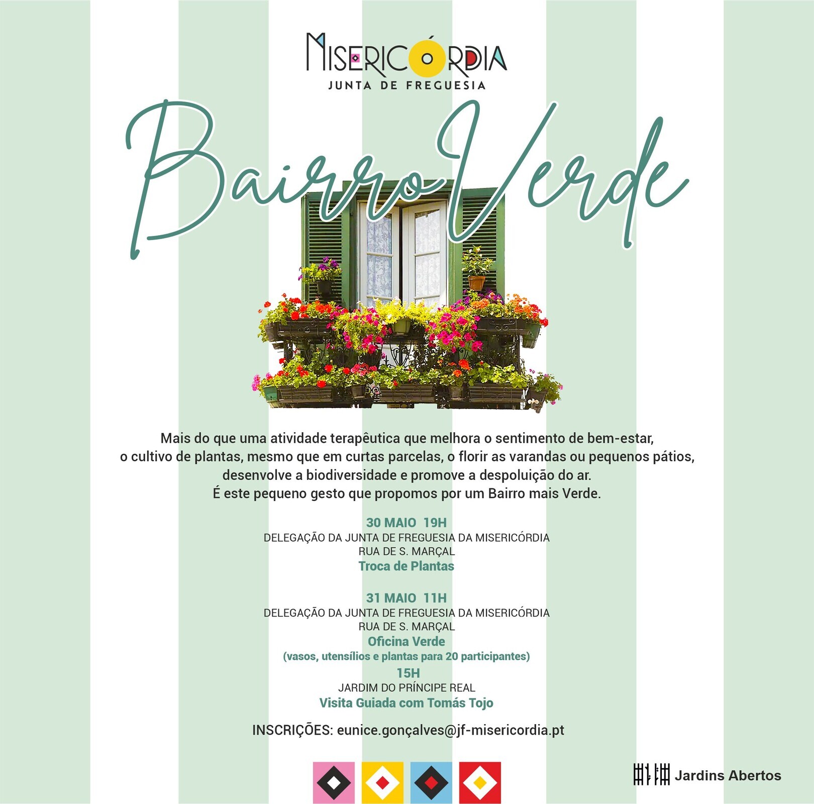 'Bairro Verde' nos dias 30 e 31 de maio