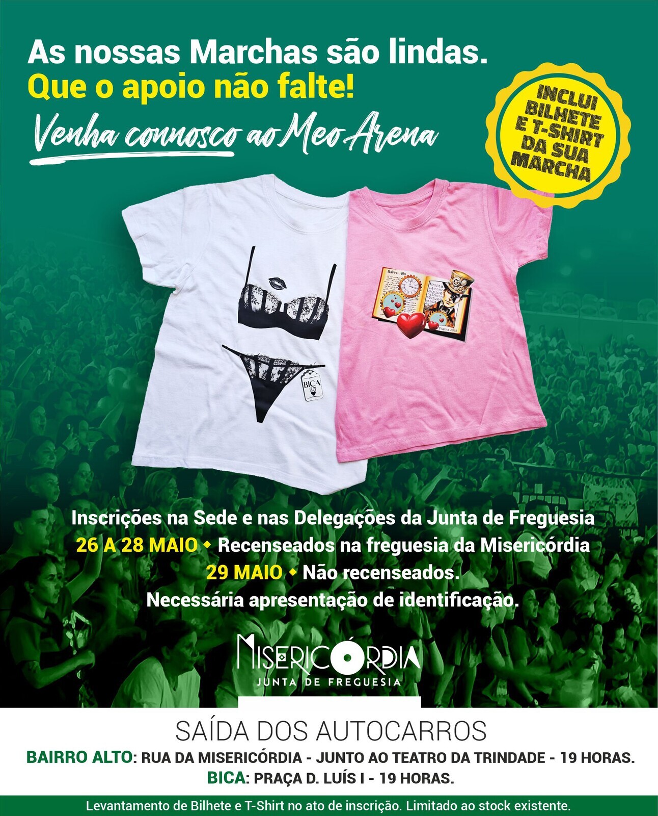 As nossas Marchas são lindas. Que o apoio não falte!