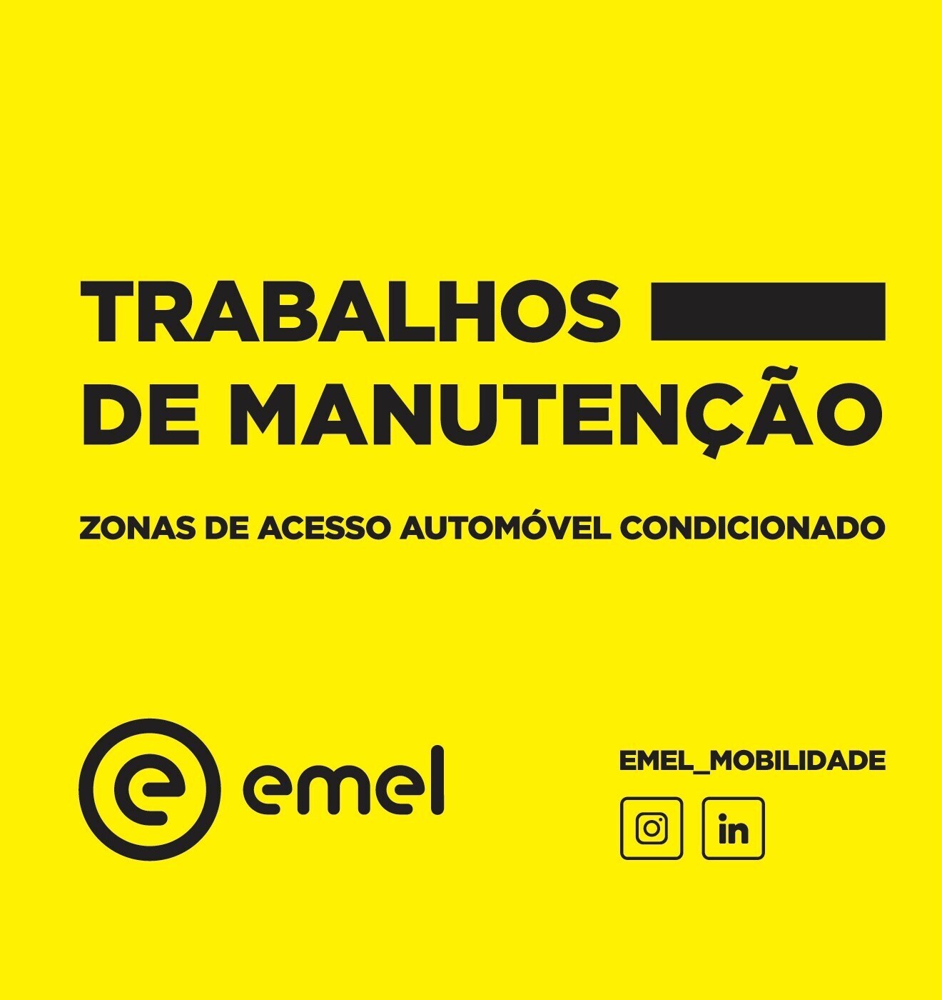 Trabalhos de Manutenção na ZAAC Bairro Alto 