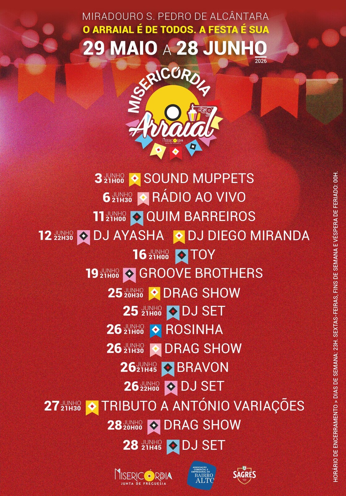 PROGRAMA ARRAIAL 2026