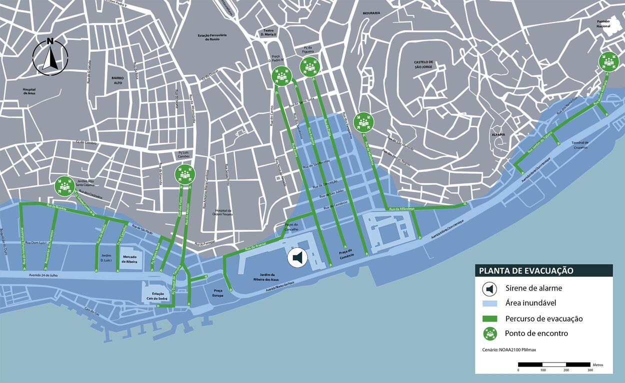 Planta Evacua&ccedil;&atilde;o